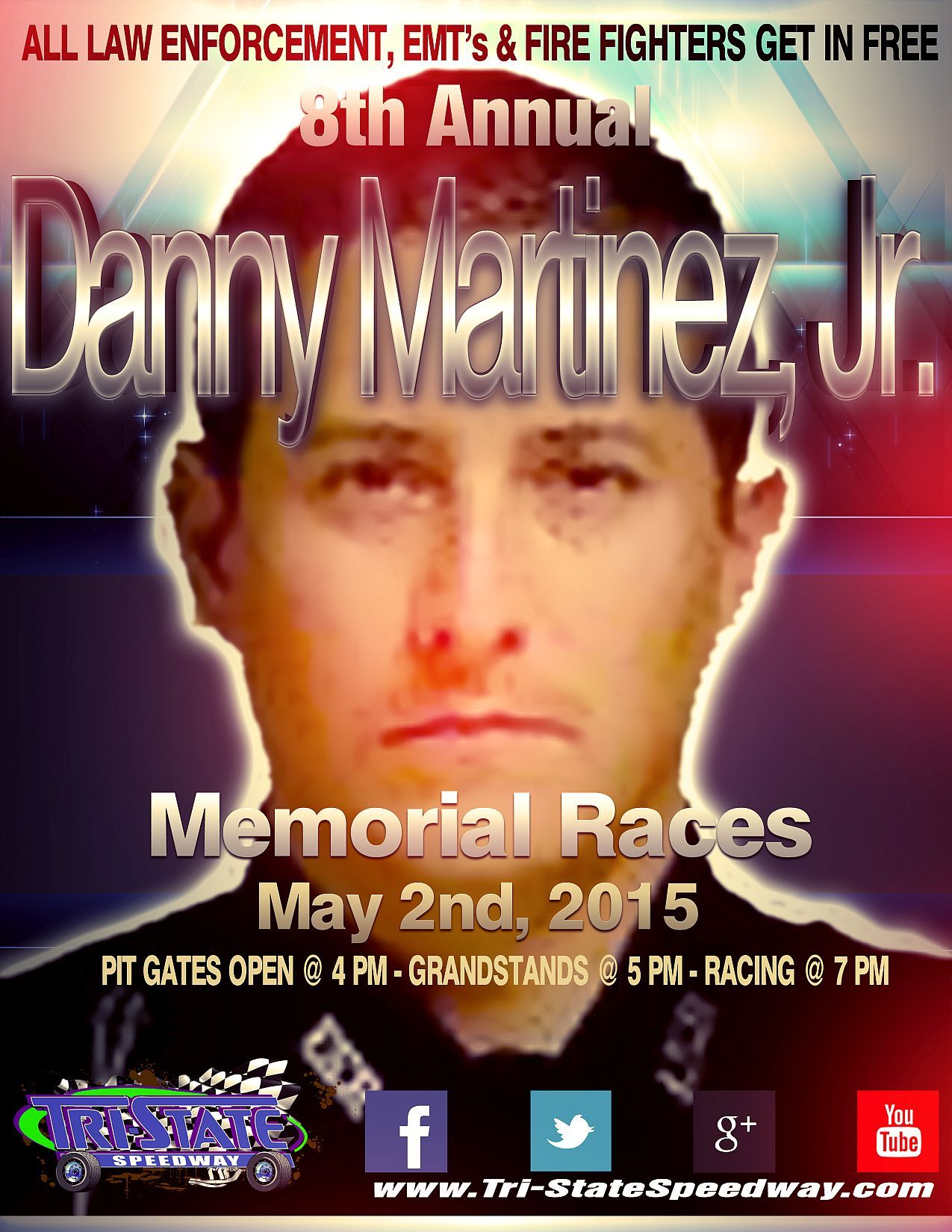 8th Annual Danny Martinez, Jr. Memorial Races and Law Enforcement, EMT and Firefighters Night