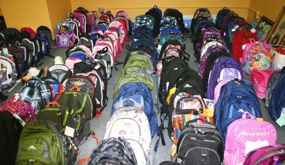 FREE kid's back to school backpacks this weekend!