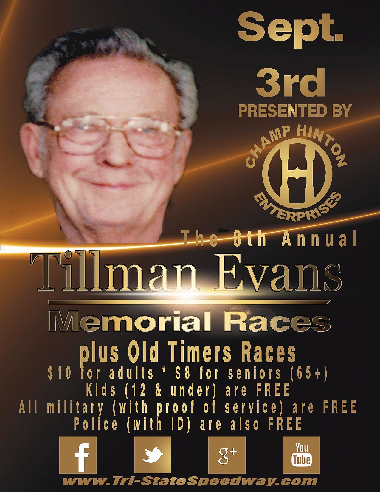 8th Annual Tillman Evans Memorial Races