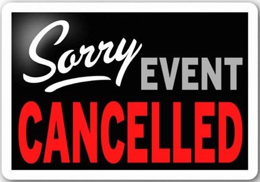 Racing Cancelled for April 29th, 2017