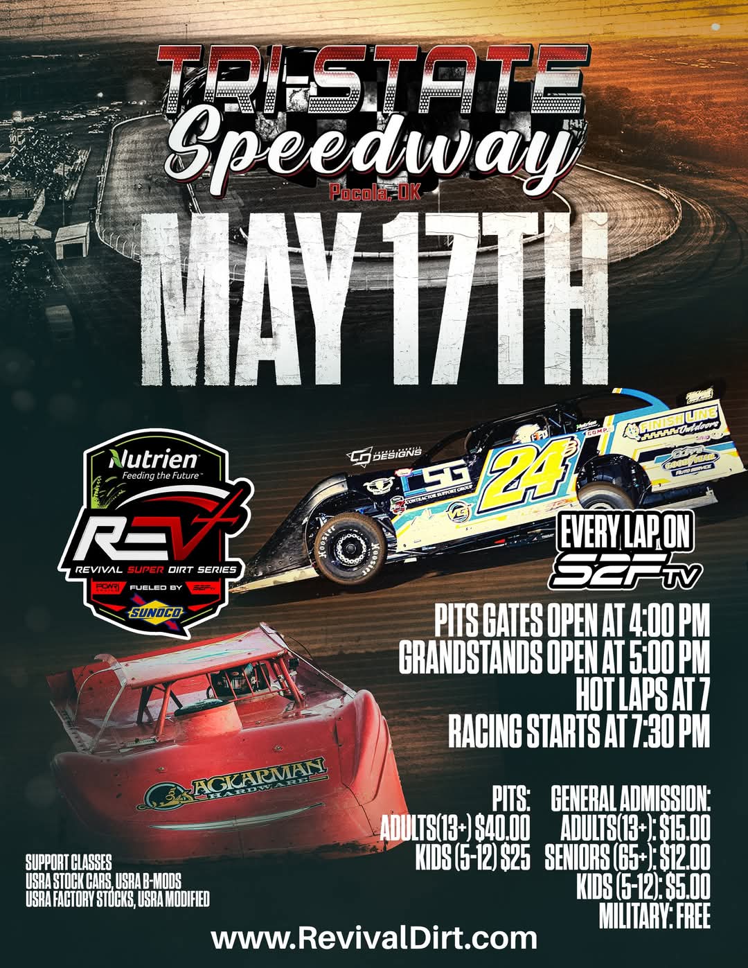POWRi Revival Super Dirst Series Late Models