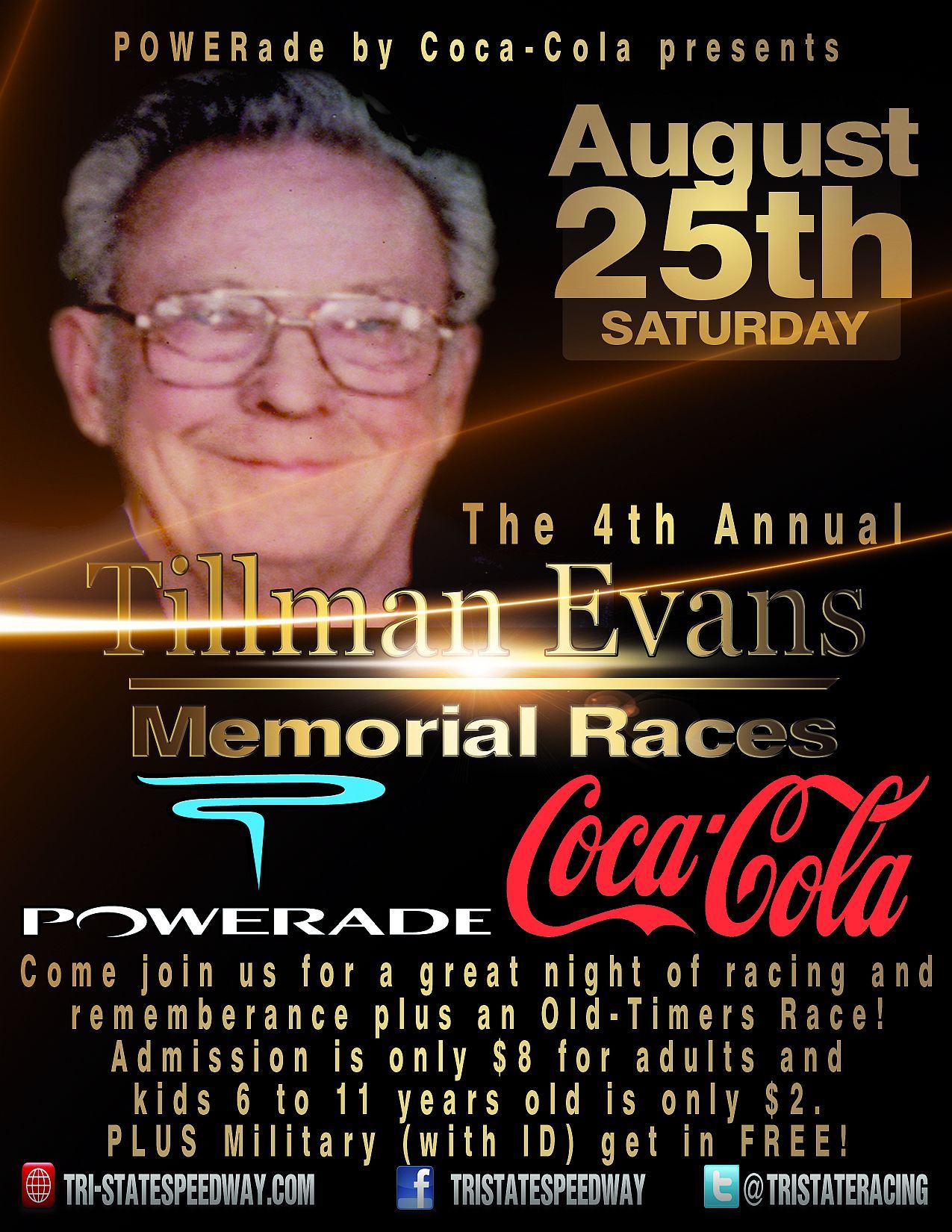 4th Annual Tillman Evans Memorial Races presented by POWERade by Coca-Cola